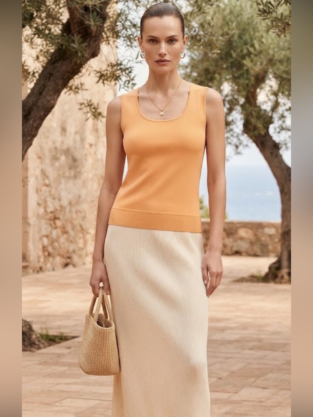 NWT Talbots Yellow Shell Size M